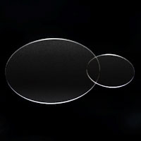 Sapphire Wafer Dia 25.4mm, Double Sided Polished, Pk 5
