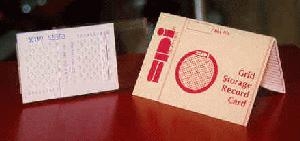 SPI Slide-A-Grid Unnumbered TEM Grid Storage Box with Record Keeping Card