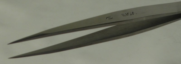 Dumont Style #0 Tweezer, High Precision Tips, INOX Stainless Steel, 115 mm