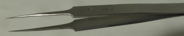 Dumont Style #55 Tweezer, High Precision Tips, INOX Stainless Steel, 110 mm