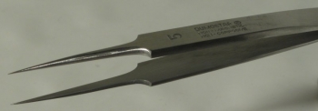 Dumont Dumostar Style #5 Tweezer, High Precision Tips, 100% Antimagnetic, Polished, 115 mm