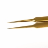 SPI-Swiss Style #5 Gold Plated Miracle Tip Tweezer 115 mm Long - - alt view 1