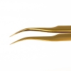 SPI-Swiss Style #7 Gold Plated Miracle Tip Tweezer, 115mm - - alt view 1