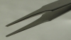 SPI-Swiss Style #2A Flat Tipped Tweezers, Antimagnetic Stainless Steel, High Precision, 120 mm - - alt view 2