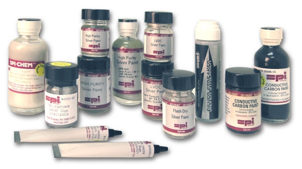 SPI Supplies NO-VOC Silver Paint with Brush Applicator Cap