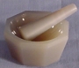 SPI Supplies Brand Agate Mortar and Pestle Set, 40mm x 35mm x10 mm