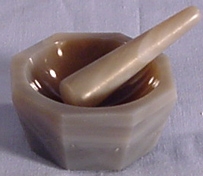 SPI Supplies Brand Replacement Agate Pestle 50 x 43 x 12 mm