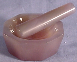 SPI Supplies Brand Agate Mortar and Pestle Set  60 mm x 50mm x 14 mm