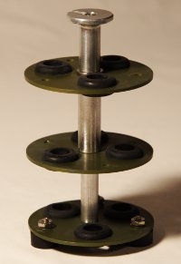 3/8 (9.5 mm) Round SEM Mount Holder for SPI-Dry Sample Preserver Capsules