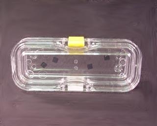 Membrane Storage Box, Rectangular, OD: 125 x 50 x 25 mm High