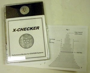 X-Checker Extra Small World Performance Checker Mount for EDS Calibration and Analysis