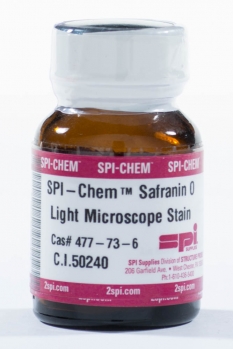 SPI-Chem Safranin O Light Microscope Stain, CAS#477-73-6 C.I. 50240