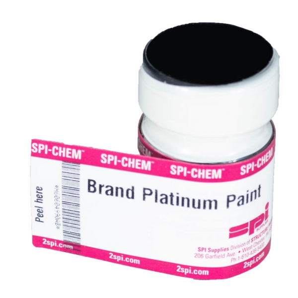 Platinum Conductive Paint, Brush Applicator Cap, 10 g (OK-SPI)