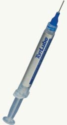 Torrlube lubricant with a #22 gauge blunt needle, 1cc Syringe