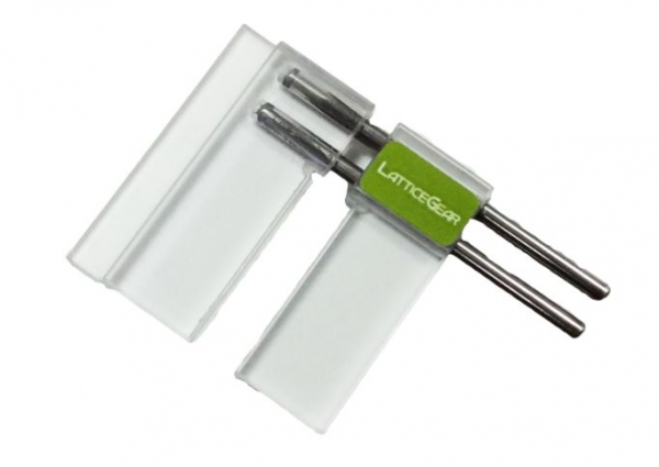 FlipScribe holder for small samples