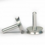 SPI Supplies Pin-Type SEM Mounts, 12.7x15 mm, Aluminum, Lathe Finish, Pack of 10