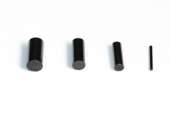 SPI-Glas&trade; 22 Glassy Carbon (Vitreous) Rods, 10mm Long