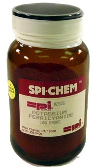 SPI-Chem Potassium Ferricyanide, 100g, CAS# 13746-66-2