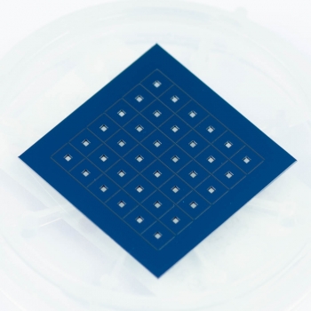 SPI Multi-Frame Array 3.0mm Square Frame 6x6 Array 100 nm Si3N4 0.5 mm Window 200 &micro;m Silicon