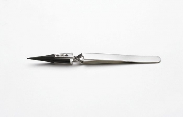SPI-Swiss Style #N5 Tweezers w/ Carbon Fiber Reinforced PVDF Polymer Tips (Available While Supplie