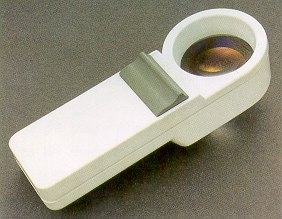 SPI Supplies Brand Illuminated Pocket Magnifier, Folding, 8x
