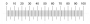 Graticules Optics, Horizontal 1mm with 100 subdivisions Surface Chrome Image 16mm #NE28