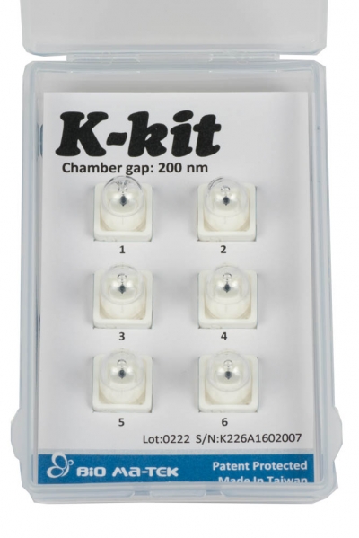 K-kit A: Chamber Height 200nm, Pkg 6