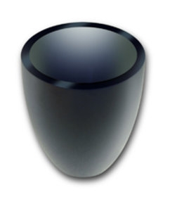 SPI-Glas 22 Glassy Carbon (Vitreous) Crucible, Tapered Type K