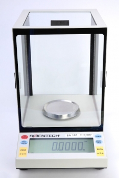 Scientech Electronic Analytical Balance Model SA120IW with Internal Weights 100-240v Use, CE Certifi