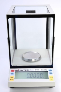 Scientech Electronic Analytical Balance Model SA80 100-240v Use, CE Certified