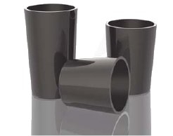 SPI-Glas 22 Glassy Carbon (Vitreous) Tapered Crucible, Type T
