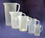 SPI Supplies Brand Graduated Pitchers Polypropylene Plastic 250 ml (Available While Supplies Last)
