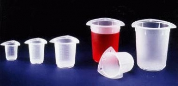 Polypropylene Plastic Beakers, Tri-Stir brand