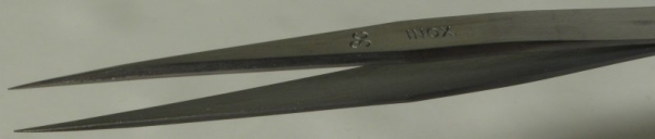 Dumont Style #3c Tweezer, High Precision Tips, INOX Stainless Steel, 110mm