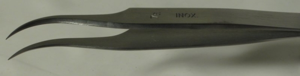 Dumont Style #7A Tweezer, High Precision Tips, INOX Stainless Steel, 110 mm