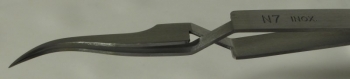 Dumont Style #N7 Self-Closing Tweezer, High Precision Tips, INOX Stainless Steel, 115 mm